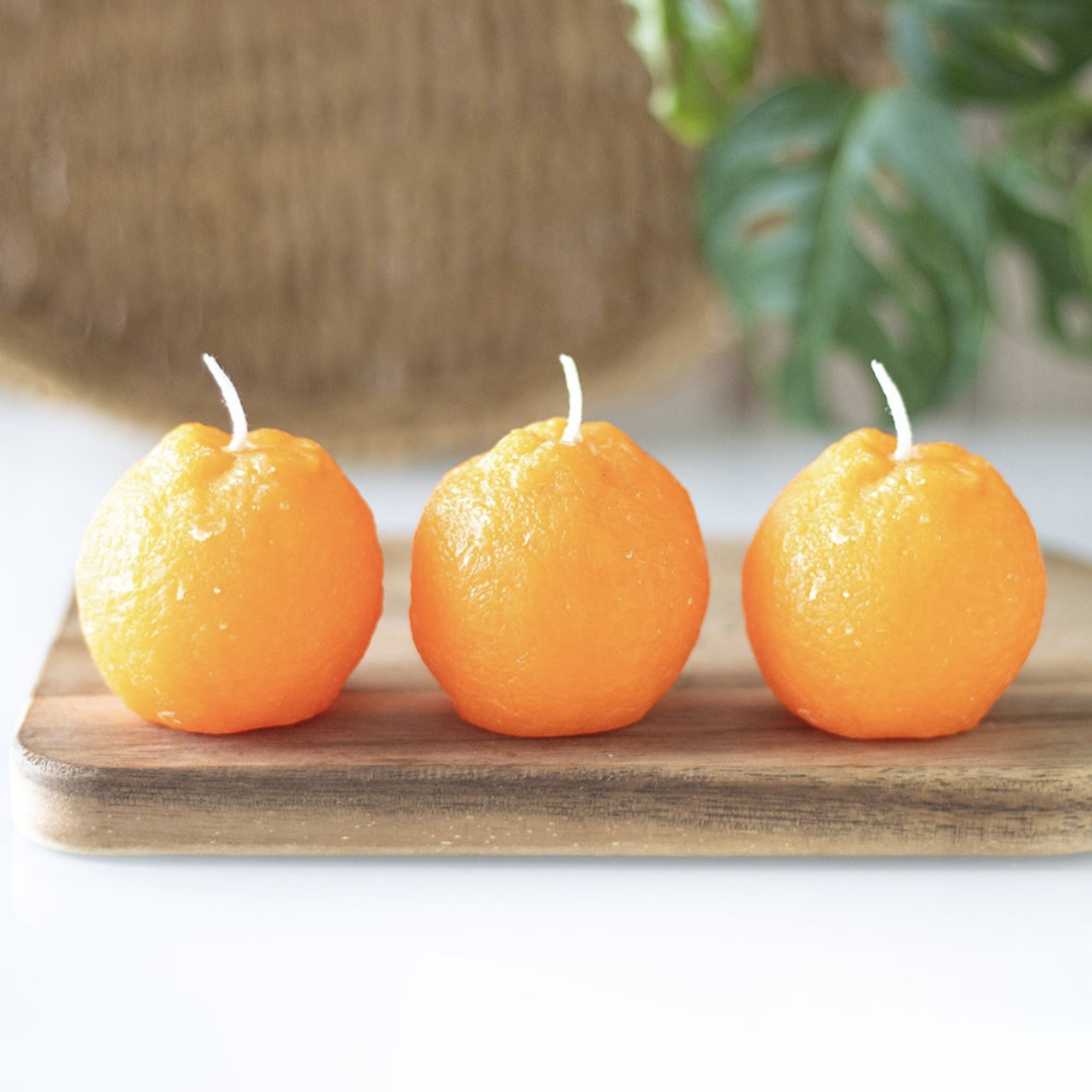 Orange Shaped Candles