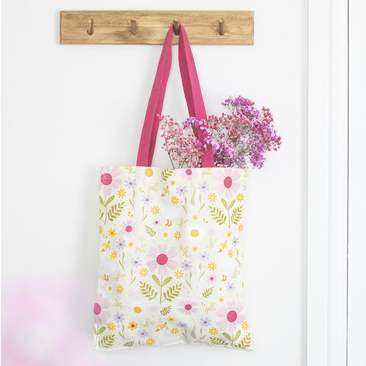 Daisy & Duck Tote Bag