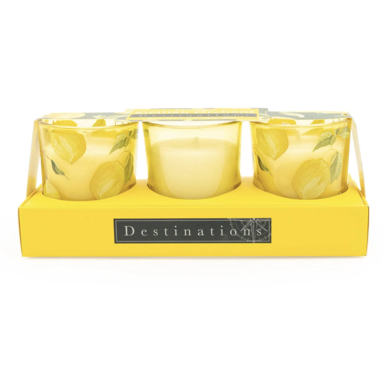 Mini Lemon Candle Set