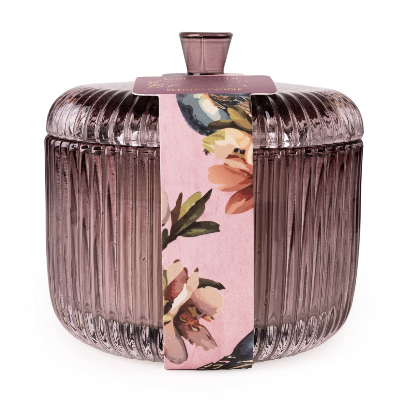 Plum Candle Jar