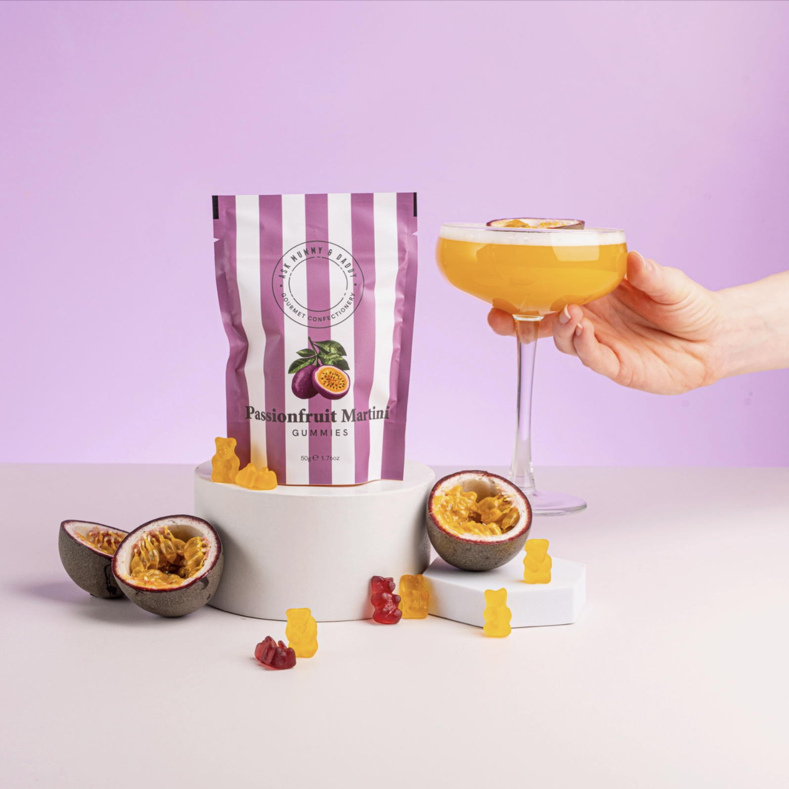 Passionfruit Martini Gummies