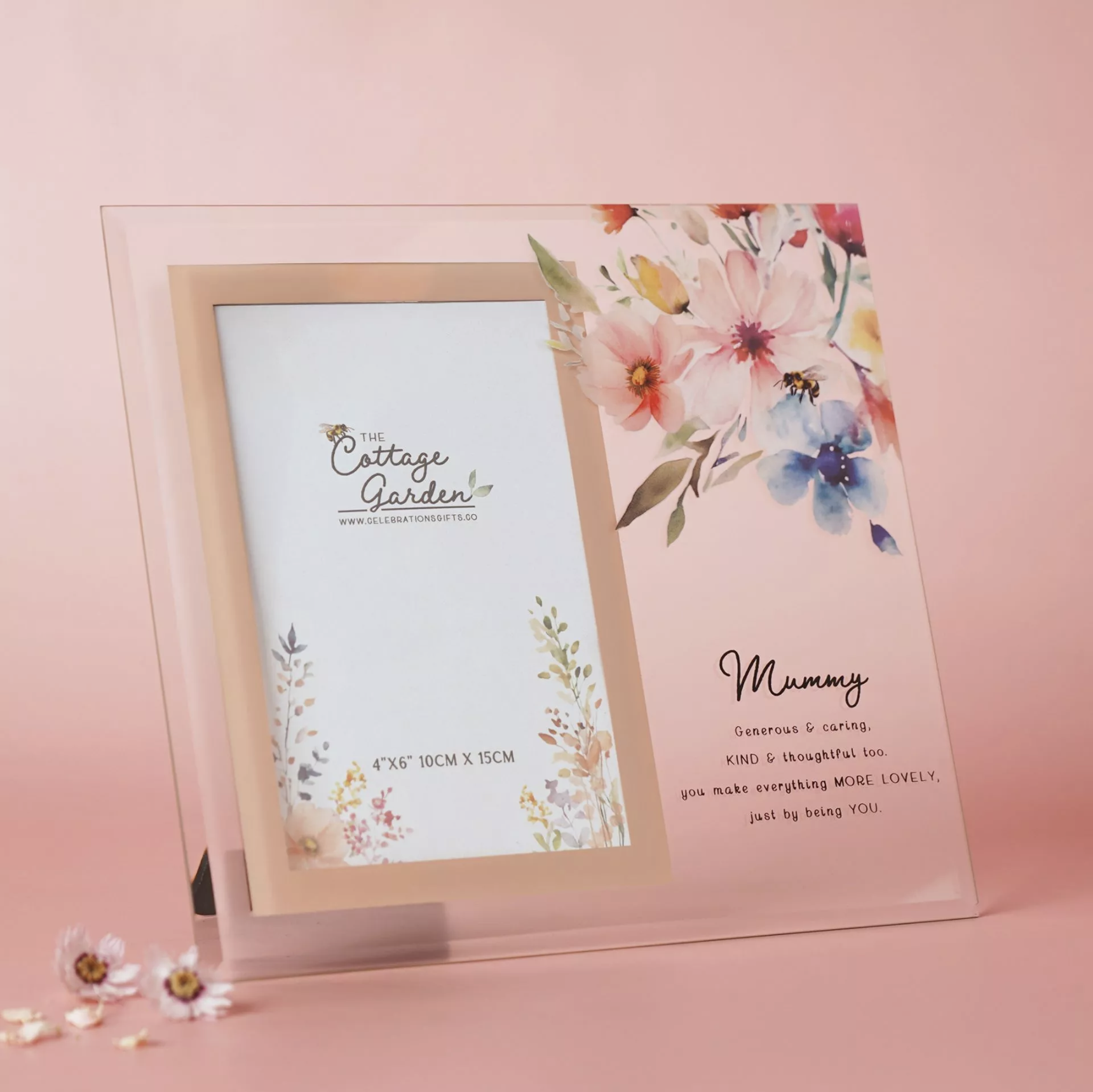 Glass Mummy Photo Frame