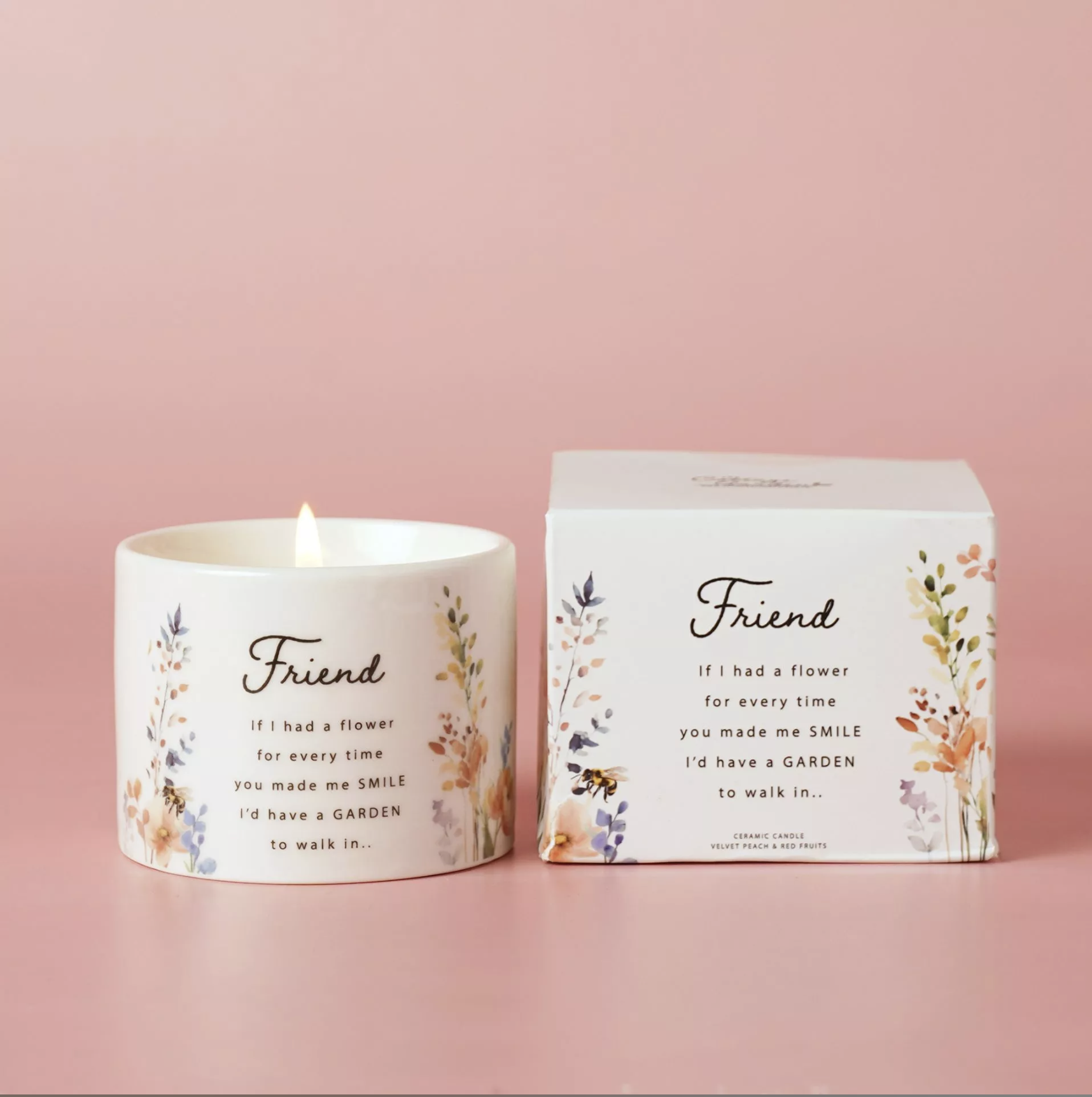 Friends Ceramic Candle